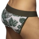 Addicted Lot de 2 Slips Tangas Mesh Tropicana Bleu - Kaki