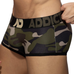 Boxer Court Sans Couture Camouflage Addicted
