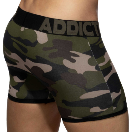 Boxer Long Sans Couture Camouflage Addicted