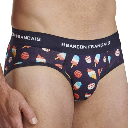 Slip Crèmes Glacées Garçon Français