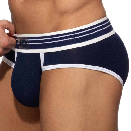 Slip Double Trouble Bleu Marine Addicted