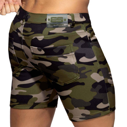 Short Svelte Microfibre Camouflage ES Collection