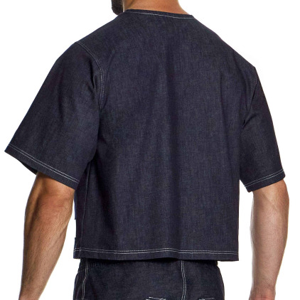 T-Shirt Boxy Denim Bleu Modus Vivendi