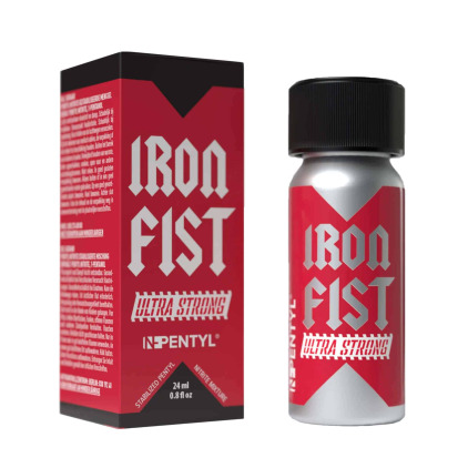 Poppers Iron Fist Ultra Strong Pentyle - 24 ml  PWD Factory
