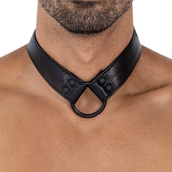 Collier-Harnais C-Ring BL4CK Noir CUT4MEN
