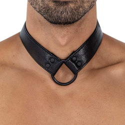 Collier-Harnais C-Ring BL4CK Noir CUT4MEN