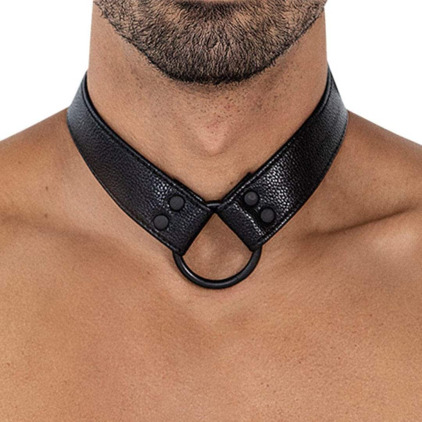 Collier-Harnais C-Ring BL4CK Noir CUT4MEN