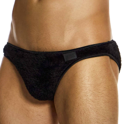 Slip Low Cut Fourrure Noir Modus Vivendi