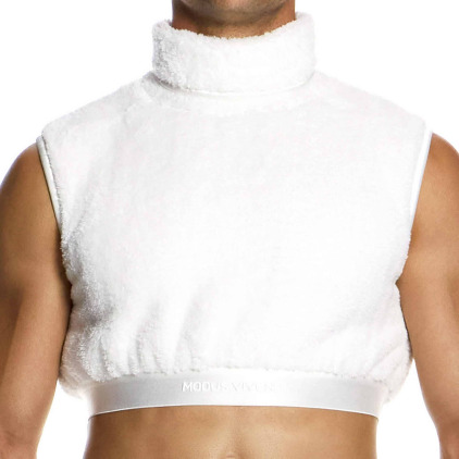 Crop Top Fourrure Blanc Modus Vivendi