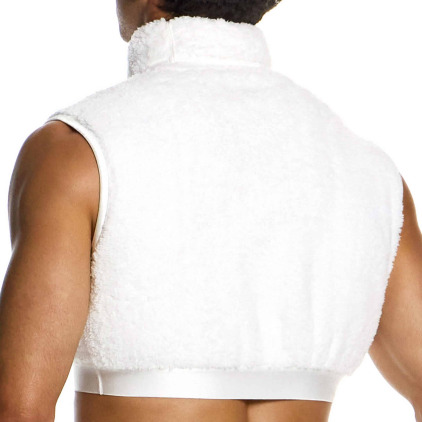 Crop Top Fourrure Blanc Modus Vivendi