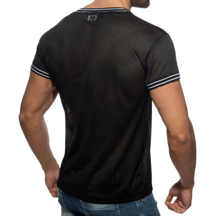 T-Shirt Slam Mesh Noir Addicted