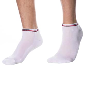 Lot de 2 Paires de Socquettes Sneaker Iconic Blanches Tommy Hilfiger