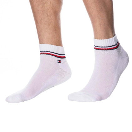Lot de 2 Paires de Socquettes Sport Iconic Blanches Tommy Hilfiger