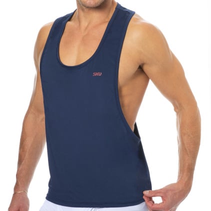 Débardeur Microfibre Bleu Marine SKU