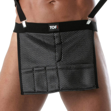 Tablier 3D Party - Noir - Argent TOF Paris