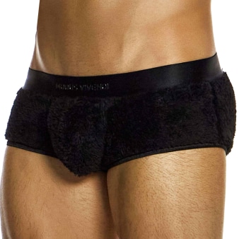 Boxer Court Fourrure Noir Modus Vivendi