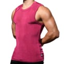 Andrew Christian Sensual Rib Tank Top - Magenta