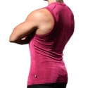 Andrew Christian Sensual Rib Tank Top - Magenta