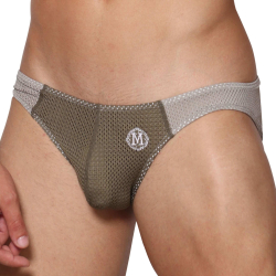 Slip Bikini Tahiti Kaki - Gris Marcuse
