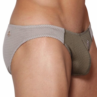 Slip Bikini Tahiti Kaki - Gris Marcuse