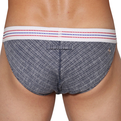 Slip Tanga Uomo Bleu Marine Marcuse