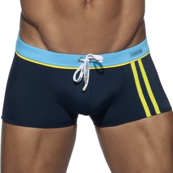 Boxer de Bain Sport Detail Binding Marine Addicted
