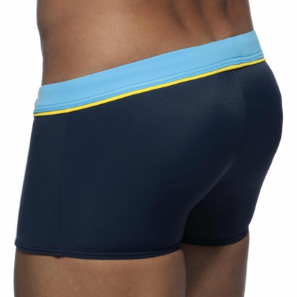 Boxer de Bain Sport Detail Binding Marine Addicted