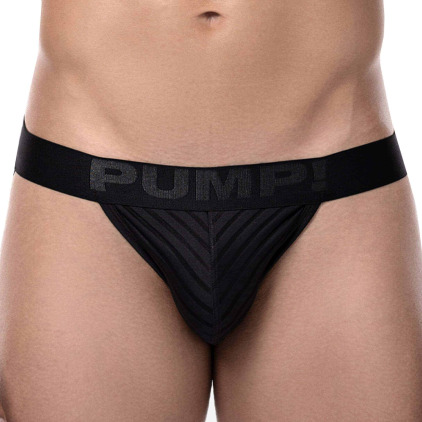 Jock Strap Whisper Noir Pump!