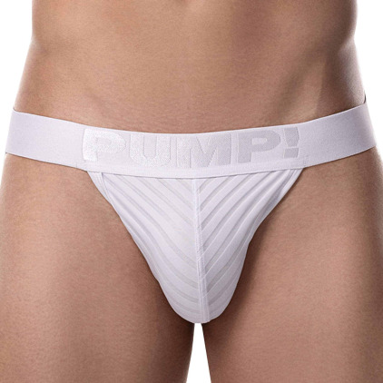 Jock Strap Whisper Blanc Pump!