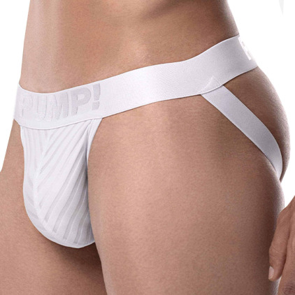 Jock Strap Whisper Blanc Pump!