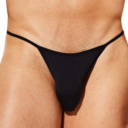 Slip Bikini Brésilien Noir Intymen