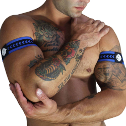 Lot de 2 Brassards Daddy's Favorite Bleu - Noir Breedwell
