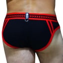 Breedwell Daddy's Favorite Briefs - Black - Red