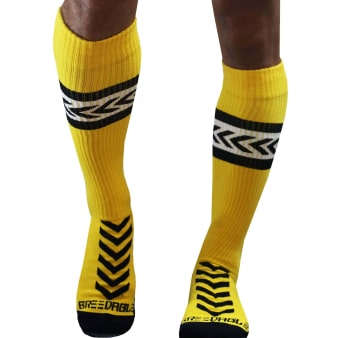 Chaussettes Hautes Daddy's Favorite Jaunes Breedwell
