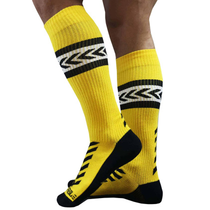 Chaussettes Hautes Daddy's Favorite Jaunes Breedwell