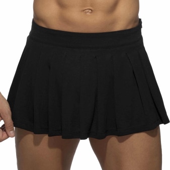 Jupe Plissée Ring Noire AD Fetish