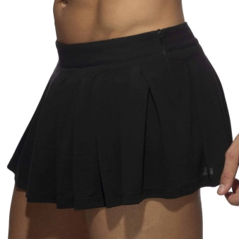 Jupe Plissée Ring Noire AD Fetish