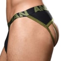 Andrew Christian Almost Naked Moisture Control Fun Jock - Black