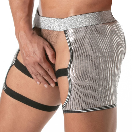 Chaps Glitter Argent TOF Paris