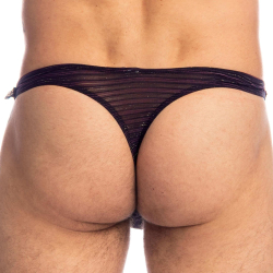 String Bikini Shimmering Nights Noir L'Homme Invisible