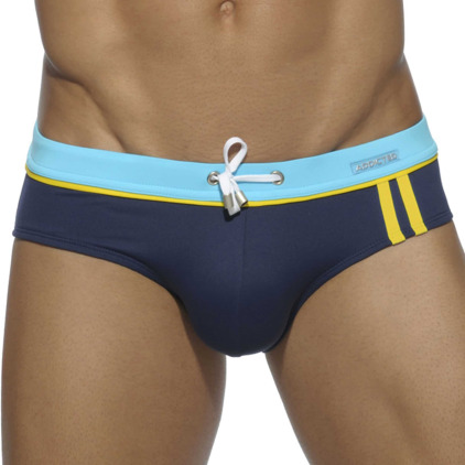 Slip de Bain Sport Detail Binding Marine Addicted