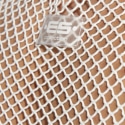 ES Collection Beachy Net Crop Top - White