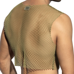 Crop Top Beachy Résille Kaki ES Collection