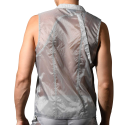 Veste Harnais Capsule Naked Truth Grise  Andrew Christian