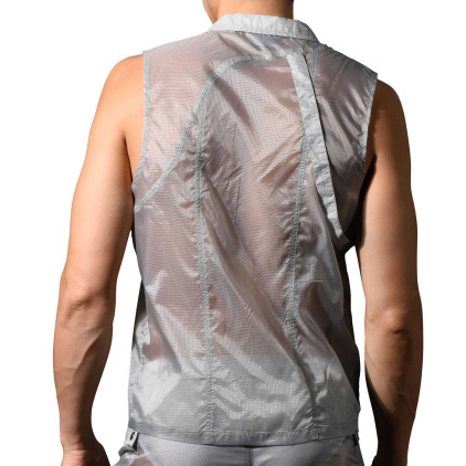 Veste Harnais Capsule Naked Truth Grise  Andrew Christian