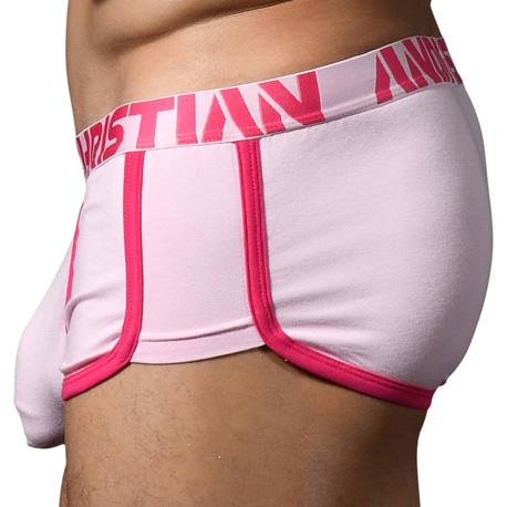 Andrew Christian Almost Naked Retro Bamboo Trunks - Pink
