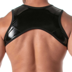 TOF Paris Vinyl Zip Pocket Harness - Black