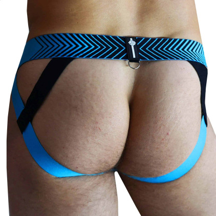 Breedwell Futura Jock - Aqua - Black