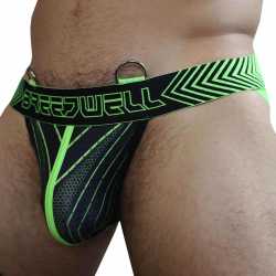 Breedwell Futura Jock - Neon Green - Black