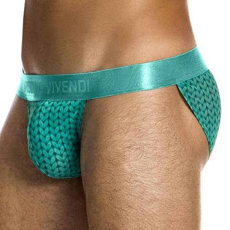 Modus Vivendi Illusion Tanga Briefs - Green